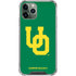 University of Oregon UO on Green iPhone 12 Pro Max Clear Case