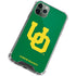 University of Oregon UO on Green iPhone 12 Pro Max Clear Case