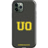 University of Oregon UO on Green iPhone 12 Pro Max Impact Case