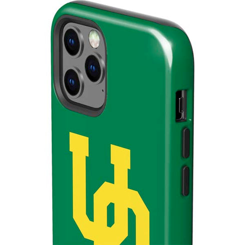 University of Oregon UO on Green iPhone 12 Pro Max Impact Case