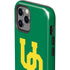 University of Oregon UO on Green iPhone 12 Pro Max Impact Case
