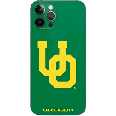 University of Oregon UO on Green iPhone 12 Pro Skin