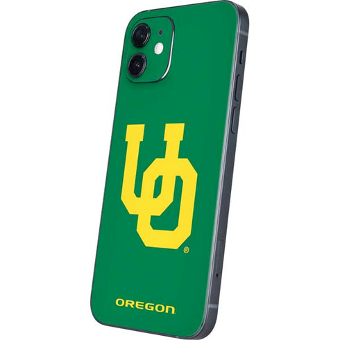 University of Oregon UO on Green iPhone 12 Skin