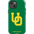 University of Oregon UO on Green iPhone 14 Impact Case