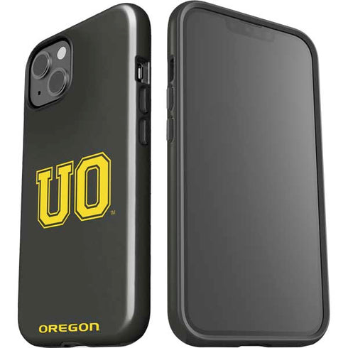 University of Oregon UO on Green iPhone 15 Impact Case