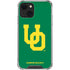 University of Oregon UO on Green iPhone 14 Plus Clear Case