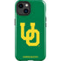 University of Oregon UO on Green iPhone 15 Plus Impact Case