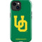 University of Oregon UO on Green iPhone 14 Plus Impact Case