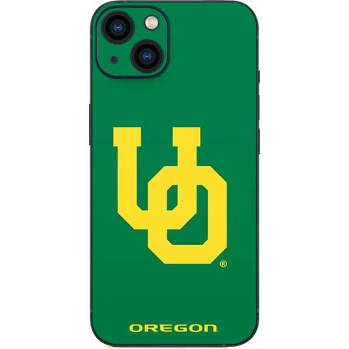 University of Oregon UO on Green iPhone 15 Plus Skin