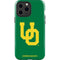 University of Oregon UO on Green iPhone 14 Pro Max Impact Case