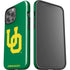 University of Oregon UO on Green iPhone 15 Pro Max Impact Case