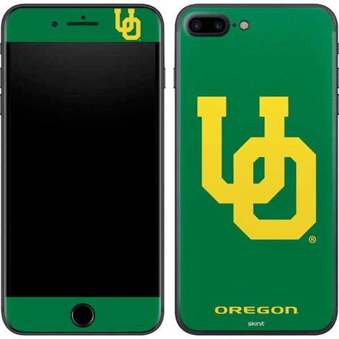 University of Oregon UO on Green iPhone 8 Plus Skin