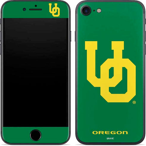 University of Oregon UO on Green iPhone 8 Skin