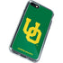 University of Oregon UO on Green iPhone SE (2nd & 3rd Gen) Clear Case