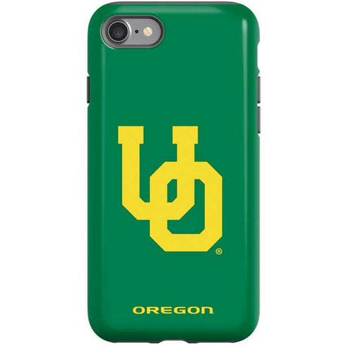 University of Oregon UO on Green iPhone SE (2nd & 3rd Gen) Pro Case