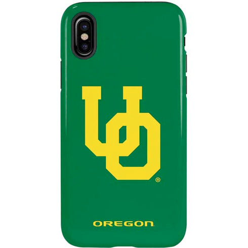 University of Oregon UO on Green iPhone X Pro Case