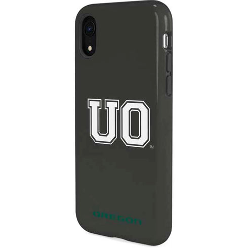 University of Oregon UO on Green iPhone XR Pro Case