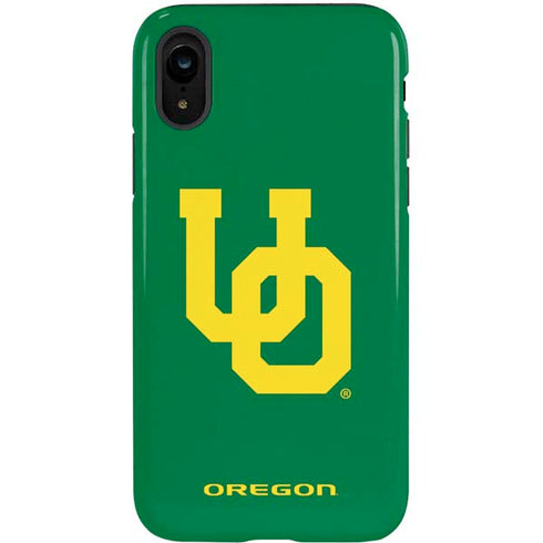University of Oregon UO on Green iPhone XR Pro Case