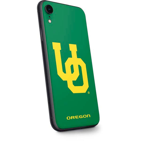 University of Oregon UO on Green iPhone XR Skin