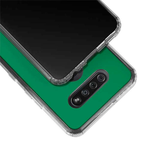 University of Oregon UO on Green LG K51/Q51 Clear Case