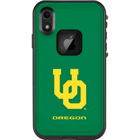 University of Oregon UO on Green LifeProof Fre iPhone Skin