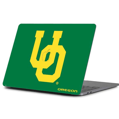 University of Oregon UO on Green Apple MacBook Pro 13-inch Skin