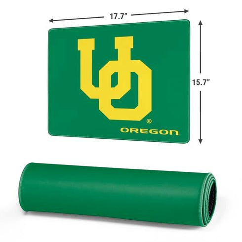 University of Oregon UO on Green Gaming Mouse Pad
