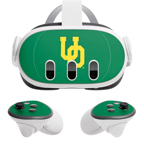 University of Oregon UO on Green Meta Quest 3 Skin