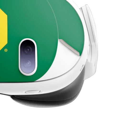 University of Oregon UO on Green Meta Quest 3 Skin