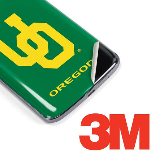 University of Oregon UO on Green Moto E5 Plus Skin