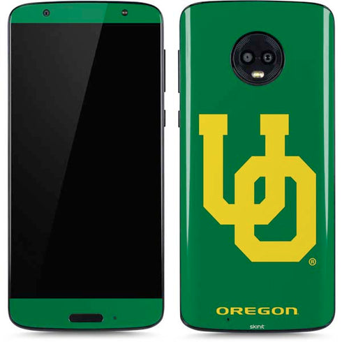 University of Oregon UO on Green Moto G6 Skin