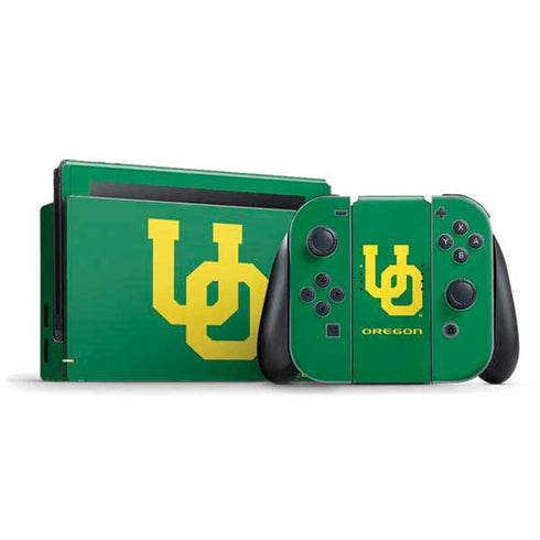 University of Oregon UO on Green Nintendo Switch Bundle Skin
