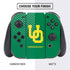 University of Oregon UO on Green Nintendo Switch Bundle Skin