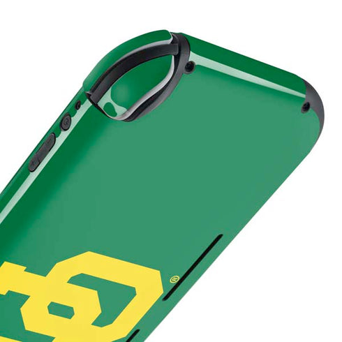 University of Oregon UO on Green Nintendo Switch Lite Skin