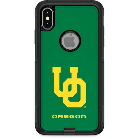University of Oregon UO on Green Otterbox Commuter iPhone Skin