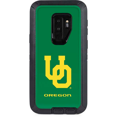 University of Oregon UO on Green Otterbox Defender Galaxy Skin