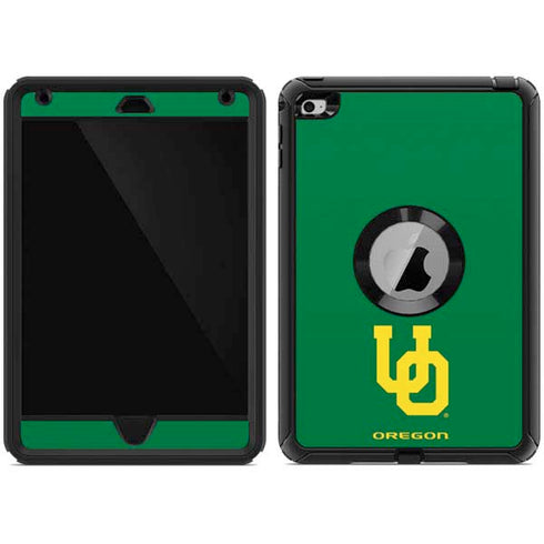 University of Oregon UO on Green Otterbox Defender iPad Skin