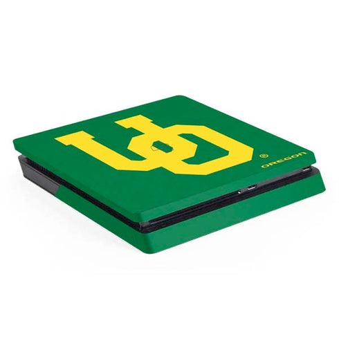 University of Oregon UO on Green PS4 Slim Skin