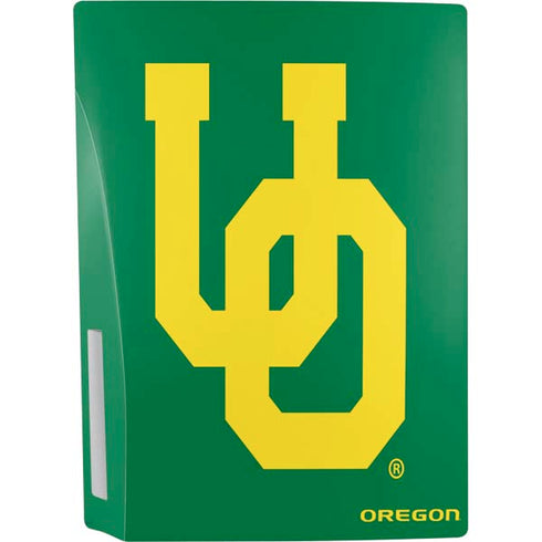 University of Oregon UO on Green PS5 Console Skin