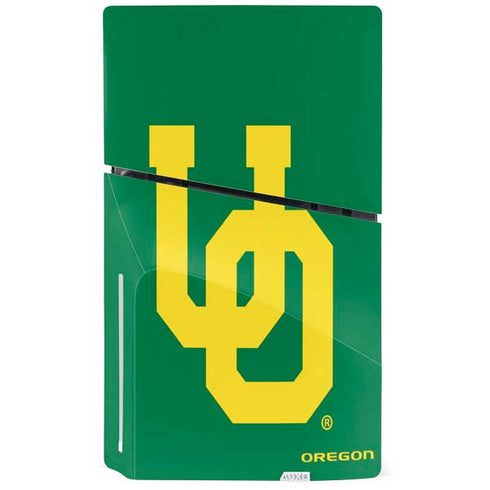 University of Oregon UO on Green PS5 Slim Disk Bundle Skin