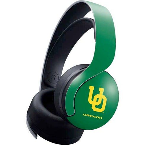 University of Oregon UO on Green PULSE 3D Wireless Headset for PS5 Skin