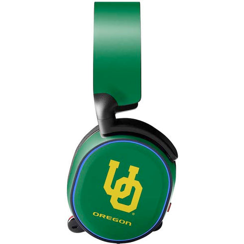 University of Oregon UO on Green SteelSeries Arctis 5 Skin