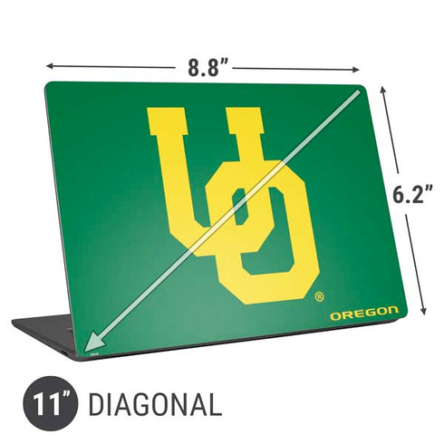 University of Oregon UO on Green Universal Laptop 11in (8.8 x 6.2in) Skin