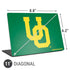 University of Oregon UO on Green Universal Laptop 11in (8.8 x 6.2in) Skin