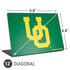 University of Oregon UO on Green Universal Laptop 12in (9.8 x 6.8in) Skin