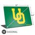 University of Oregon UO on Green Universal Laptop 16in (13 x 9.4in) Skin