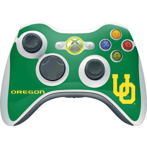 University of Oregon UO on Green Xbox 360 Wireless Controller Skin