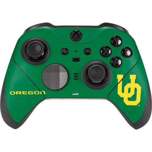 University of Oregon UO on Green Xbox Elite Wireless Controller Series 2 Skin