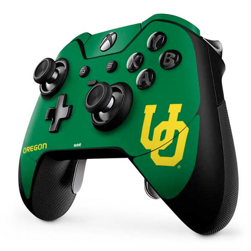University of Oregon UO on Green Xbox One Elite Controller Skin