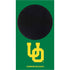 University of Oregon UO on Green Xbox Series S Console Skin